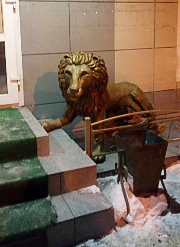 Скульптура  льва в городе Омск, фото 4, Садовая мебель, сантехника, декор