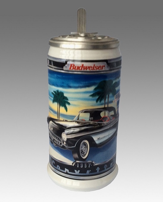 Пивная керамическая кружка Budweiser Classic Car в городе Москва, фото 1, телефон продавца: +7 (903) 549-22-17