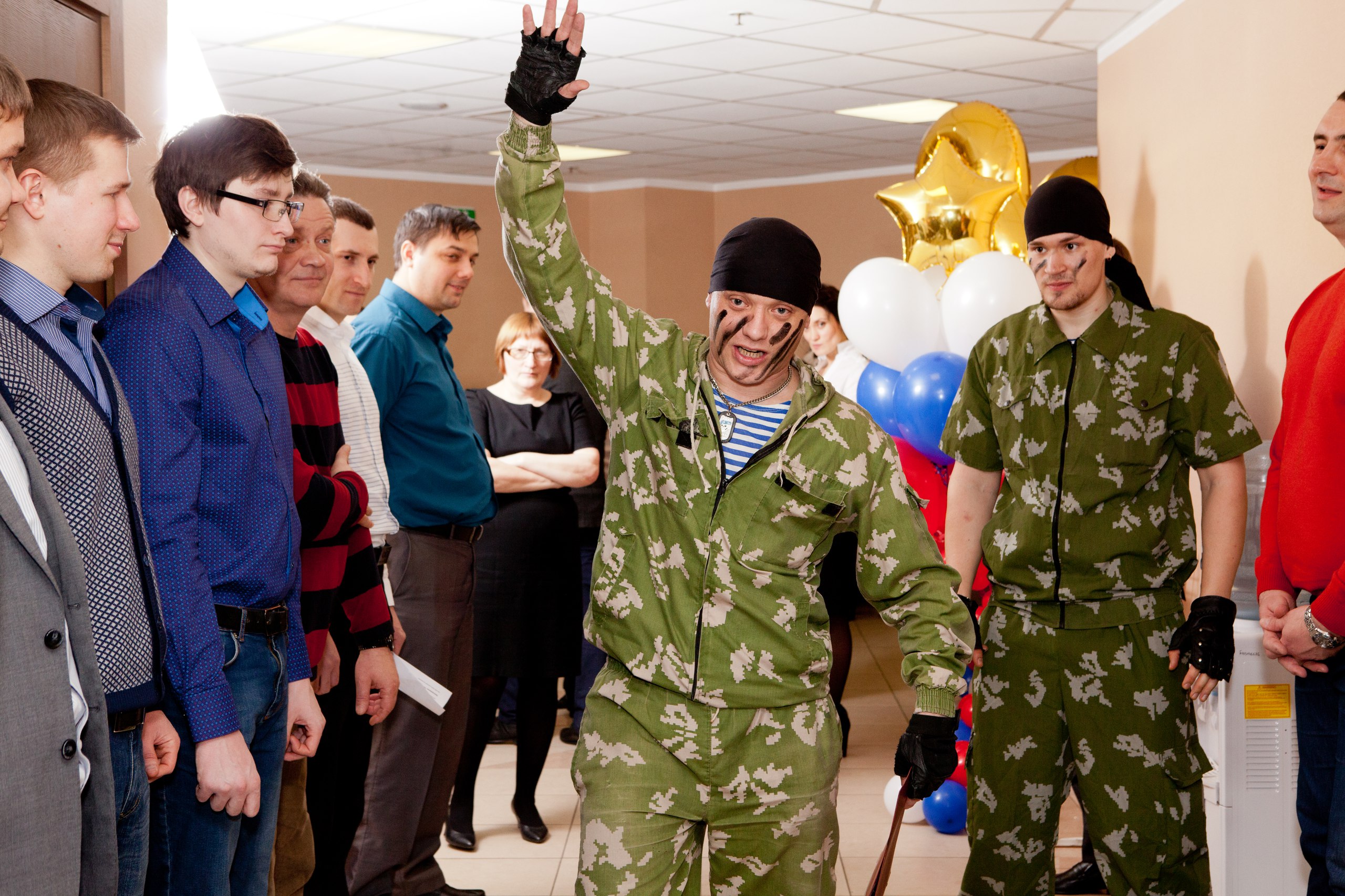 Поздравление с 23 февраля в офисе. в городе Красноярск, фото 1, Красноярский край
