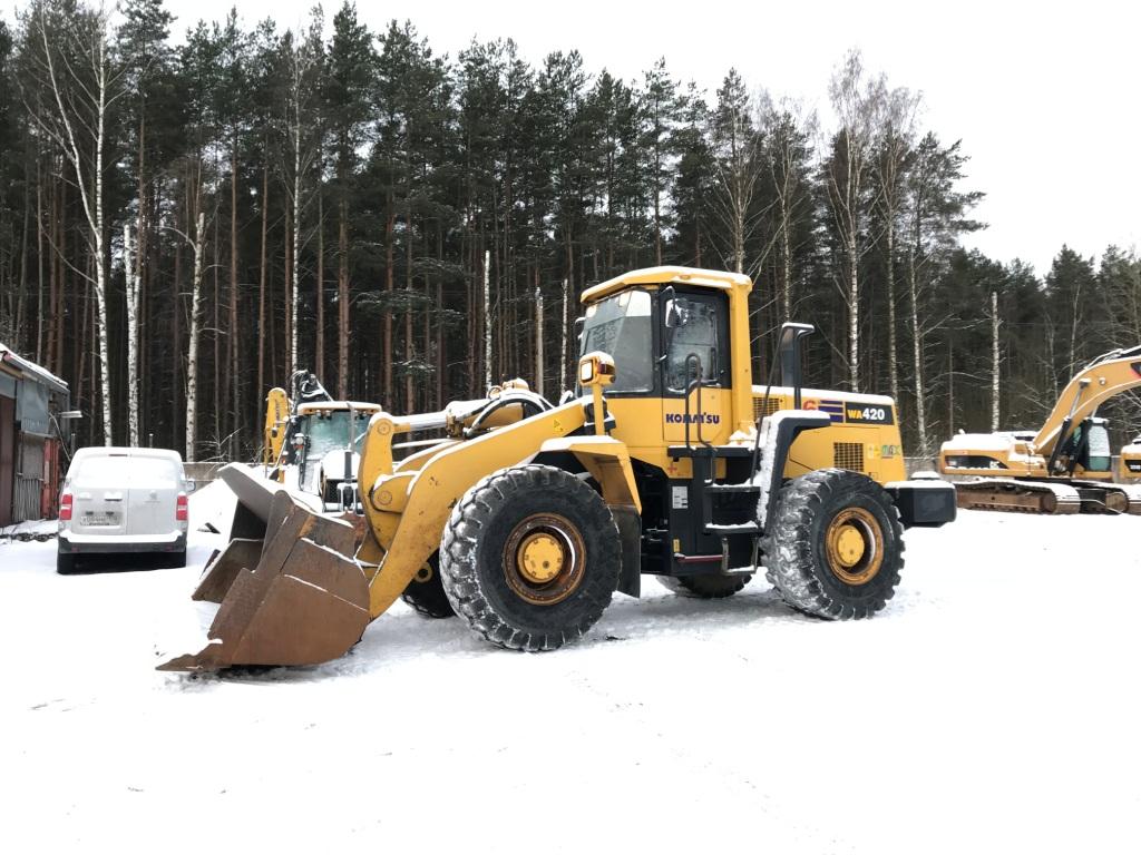 фронтальный погрузчик Komatsu WA 420-3 в городе Санкт-Петербург, фото 2, Ленинградская область