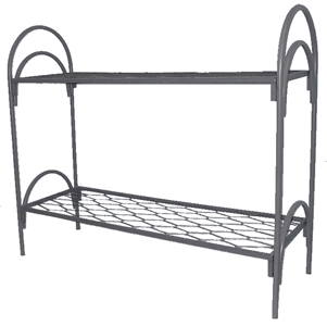 Кровати из металла для студенческих общежитий мелким и крупным оптом дешево в городе Радужный, фото 2, стоимость: 850 руб.