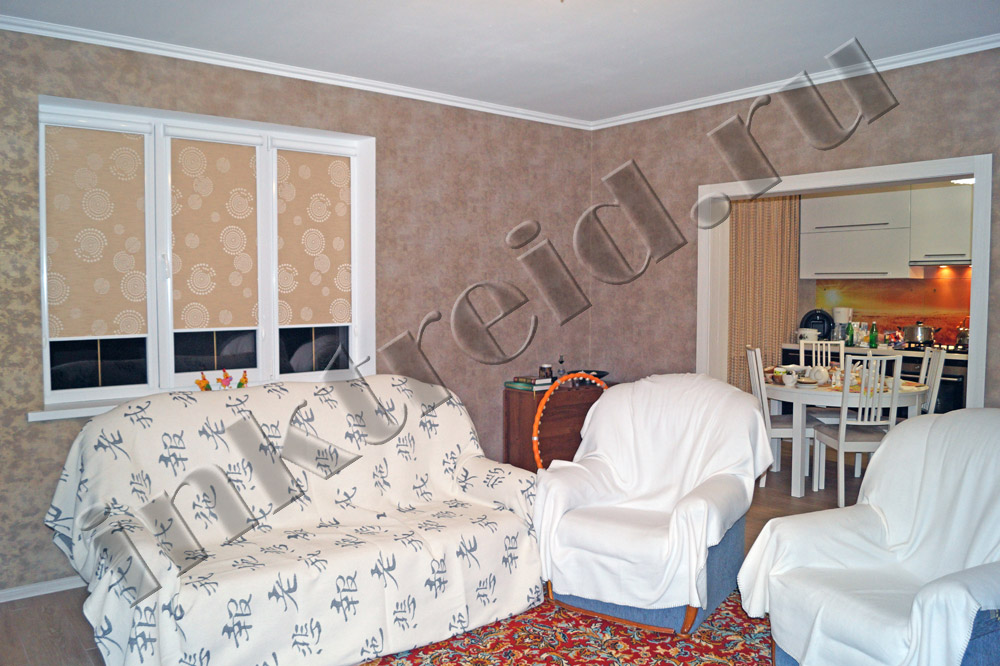 Рулонные шторы в зал под Ваши размеры и интерьер в городе Волгоград, фото 5, стоимость: 1 000 руб.