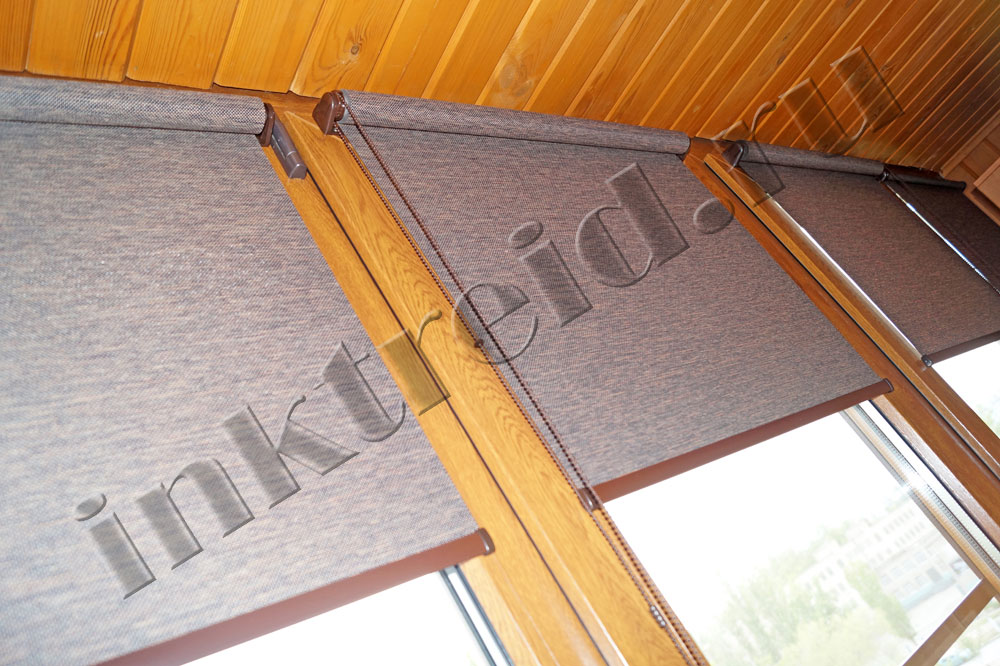 Рулонные шторы на коричневые рамы в городе Волгоград, фото 7, Волгоградская область