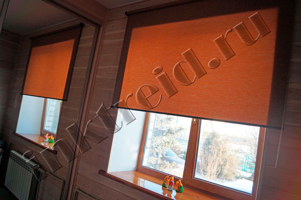 Рулонные шторы на коричневые рамы в городе Волгоград, фото 8, телефон продавца: +7 (927) 510-69-72