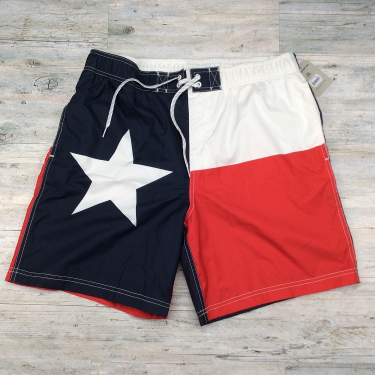 Мужские пляжные Плавки шорты (Board Shorts) Texas Flag в городе Москва, фото 4, Другое