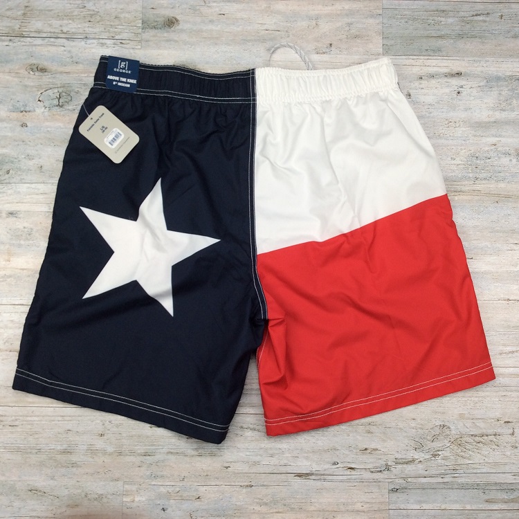 Мужские пляжные Плавки шорты (Board Shorts) Texas Flag в городе Москва, фото 5, Московская область