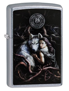 Зажигалка Zippo 79266 Anne Stokes-Wolf With Woman в городе Москва, фото 1, Московская область