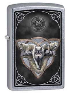 Зажигалка Zippo 79263 Anne Stokes Three Wolves в городе Москва, фото 1, Московская область