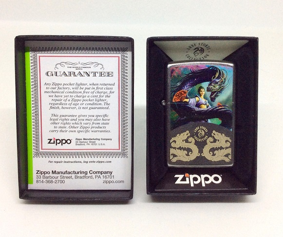 Зажигалка Zippo 2919 Anne Stokes Woman and Dragon в городе Москва, фото 2, телефон продавца: +7 (903) 549-22-17