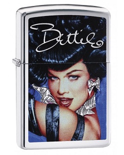 Зажигалка Zippo 29584 Bettie Page-Pinup Girl в городе Москва, фото 1, Московская область