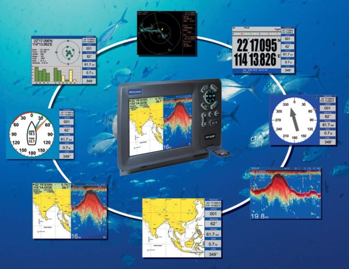 8-дюймовый цветной ЖК-навигатор, GPS-приемник, Combo Fish Finder , AIS. Модель: Мatsutec HP-628F в городе Севастополь, фото 2, Крым