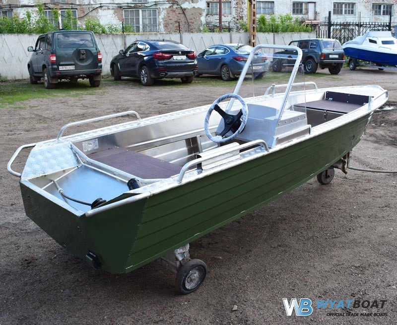 Купить лодку (катер) Wyatboat-390 У с консолью в городе Тверь, фото 2, телефон продавца: +7 (915) 991-48-19