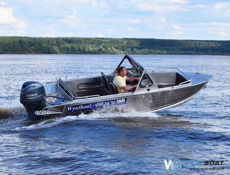 Купить катер (лодку) Wyatboat-490 DCM Pro в городе Калязин, фото 4, Тверская область