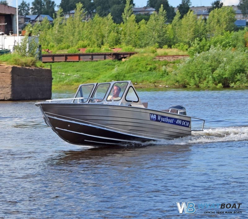 Купить катер (лодку) Wyatboat-490 DCM Pro в городе Калязин, фото 3, стоимость: 318 000 руб.