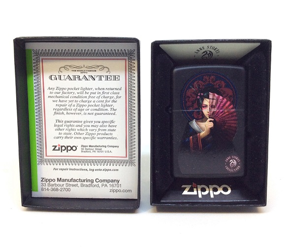 Зажигалка Zippo 46839 Anne Stokes Geisha Girl в городе Москва, фото 2, телефон продавца: +7 (903) 549-22-17