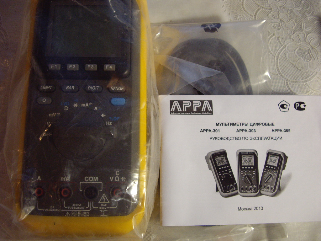 Мультиметр APPA 305 и FLUKE 177 в городе Челябинск, фото 4, Прочая аудиотехника