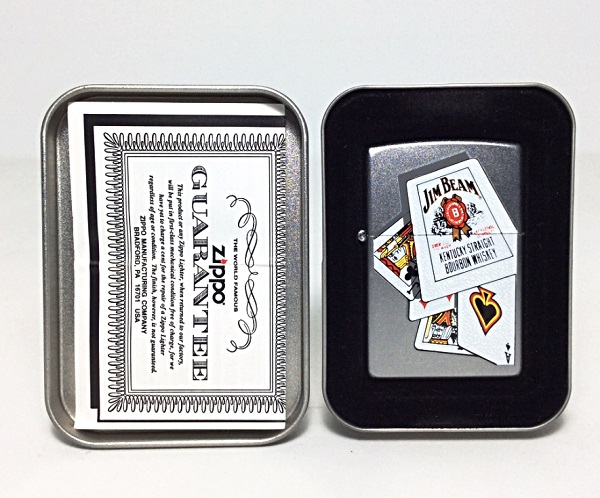 Зажигалка Zippo 20755 Jim Beam Cards в городе Москва, фото 2, телефон продавца: +7 (903) 549-22-17