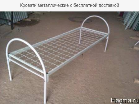 Кровати железные (1-но и 2-х ярусные) Солнечногорск в городе Солнечногорск, фото 2, телефон продавца: +7 (960) 584-39-19