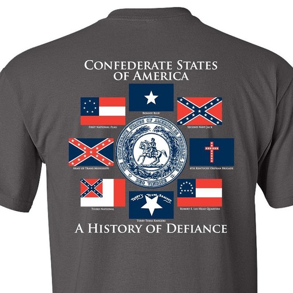 Футболка Confederate States of Amerika Grey в городе Москва, фото 3, Трикотаж и футболки