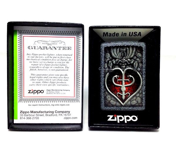 Зажигалка Zippo 0807 Gothic Heart в городе Москва, фото 2, телефон продавца: +7 (903) 549-22-17
