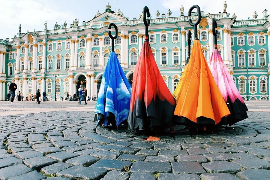 Автоматический умный зонт наоборот в городе Санкт-Петербург, фото 5, Ленинградская область