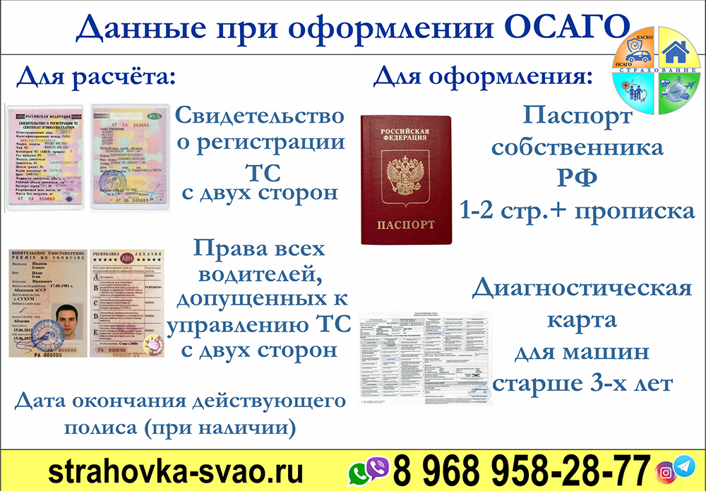 ОСАГО + техосмотр, КАСКО. СВАО. Москва. в городе Москва, фото 2, стоимость: 1 200 руб.