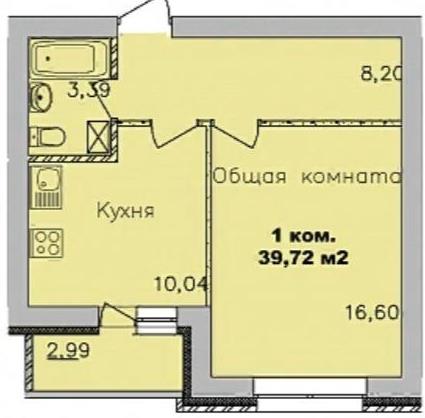 Продам однокомнатную квартиру в Новосибирске за 1,9 млн руб в городе Новосибирск, фото 2, стоимость: 1 910 000 руб.