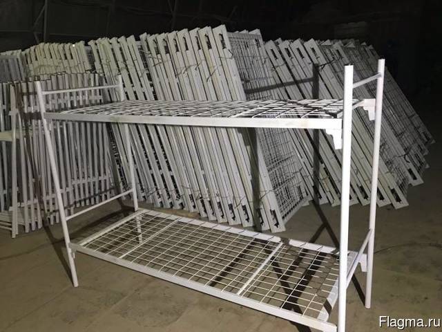Железные кровати для рабочих Хохольский в городе Хохольский, фото 2, стоимость: 1 400 руб.
