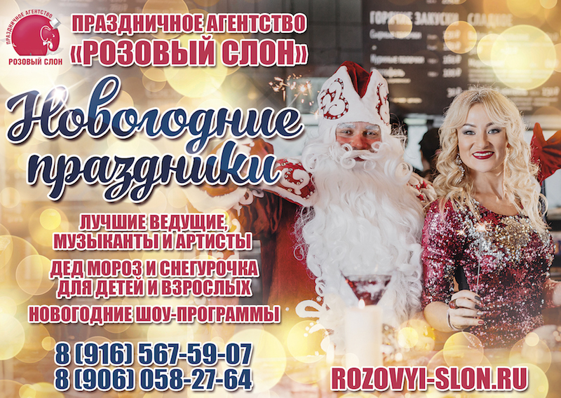 Дед Мороз и Снегурочка в Солнечногорске. в городе Солнечногорск, фото 1, Московская область