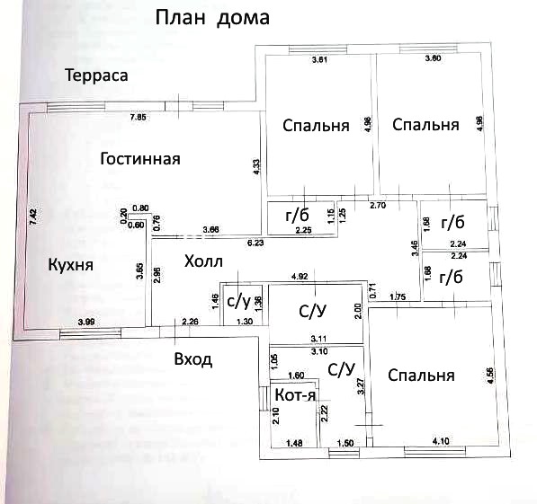 Одноэтажны коттедж на Мельничном Ручье в городе Всеволожск, фото 10, телефон продавца: +7 (901) 303-39-99