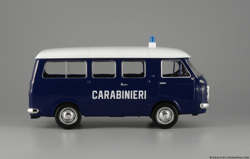 Полицейские машины мира №2 FIAT 238 CARABINIERI 1967.Полиция италии   в городе Липецк, фото 6, Модели