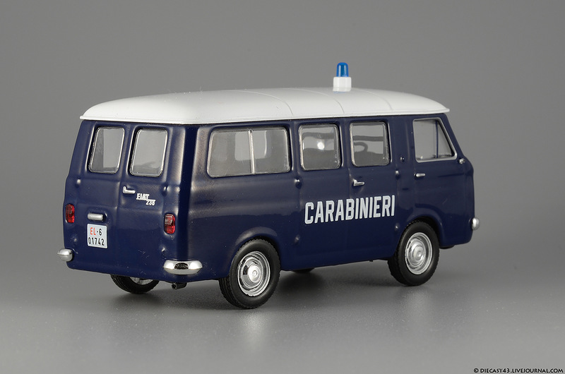 Полицейские машины мира №2 FIAT 238 CARABINIERI 1967.Полиция италии   в городе Липецк, фото 3, стоимость: 450 руб.