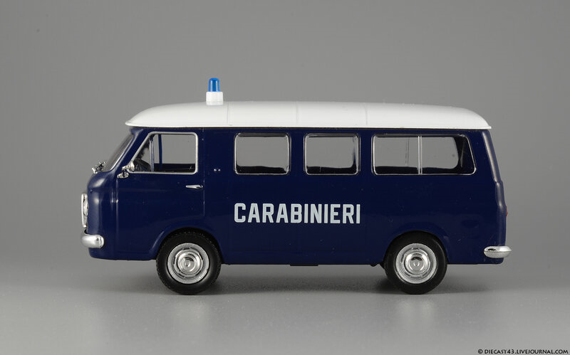 Полицейские машины мира №2 FIAT 238 CARABINIERI 1967.Полиция италии   в городе Липецк, фото 5, Липецкая область