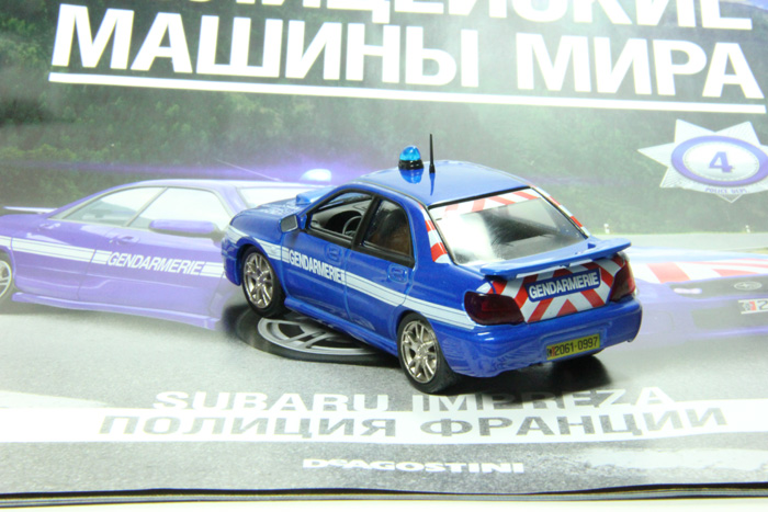 Полицейские машины мира №4 SUBARU IMPREZA. Полиция Франции   в городе Липецк, фото 3, стоимость: 450 руб.