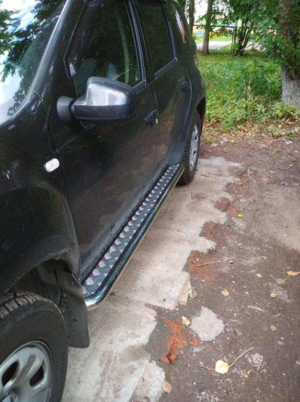 Защита порогов «Эстонец» на автомобиль Renault Duster  в городе Тольятти, фото 2, Самарская область