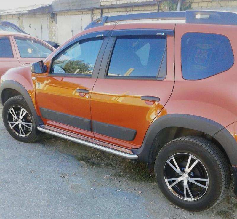 Защита порогов «Эстонец» на автомобиль Renault Duster  в городе Тольятти, фото 1, Самарская область