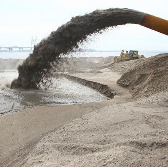 Добыча песка земснарядом в городе Санкт-Петербург, фото 1, Ленинградская область