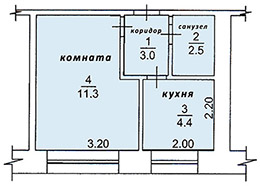 Продам 1-комнатную квартиру 22 м², этаж 2/5 в городе Стрежевой, фото 1, Продажа квартир