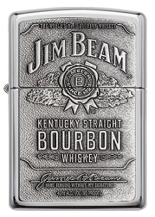 Зажигалка Zippo 250JB 928 Jim Beam Pewter Emblem в городе Москва, фото 1, Табакокурение