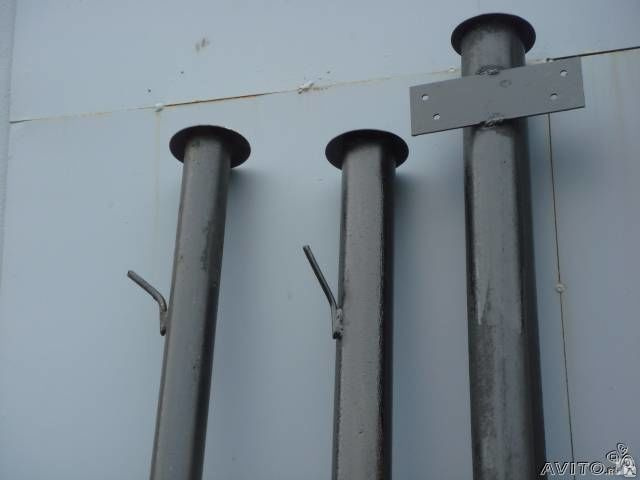Столбы железные (металлические) для забора Камешково в городе Камешково, фото 2, Металлопрокат, арматура, металлоизделия