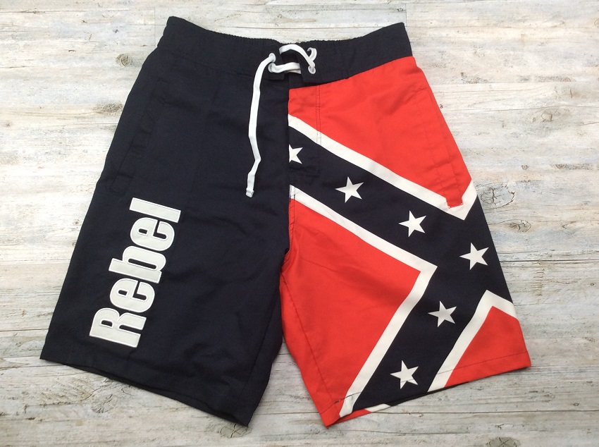 Мужские пляжные Плавки шорты (Board Shorts) Rebel Flag в городе Москва, фото 2, стоимость: 3 500 руб.