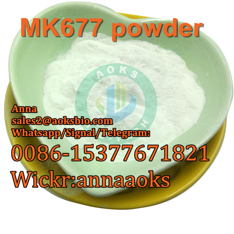 mk 677,mk-677,mk677 powder,mk 677 vendor,mk677 price,sales2@aoksbio.com,Whatsapp:0086-15377671821 в городе Москва, фото 1, Московская область