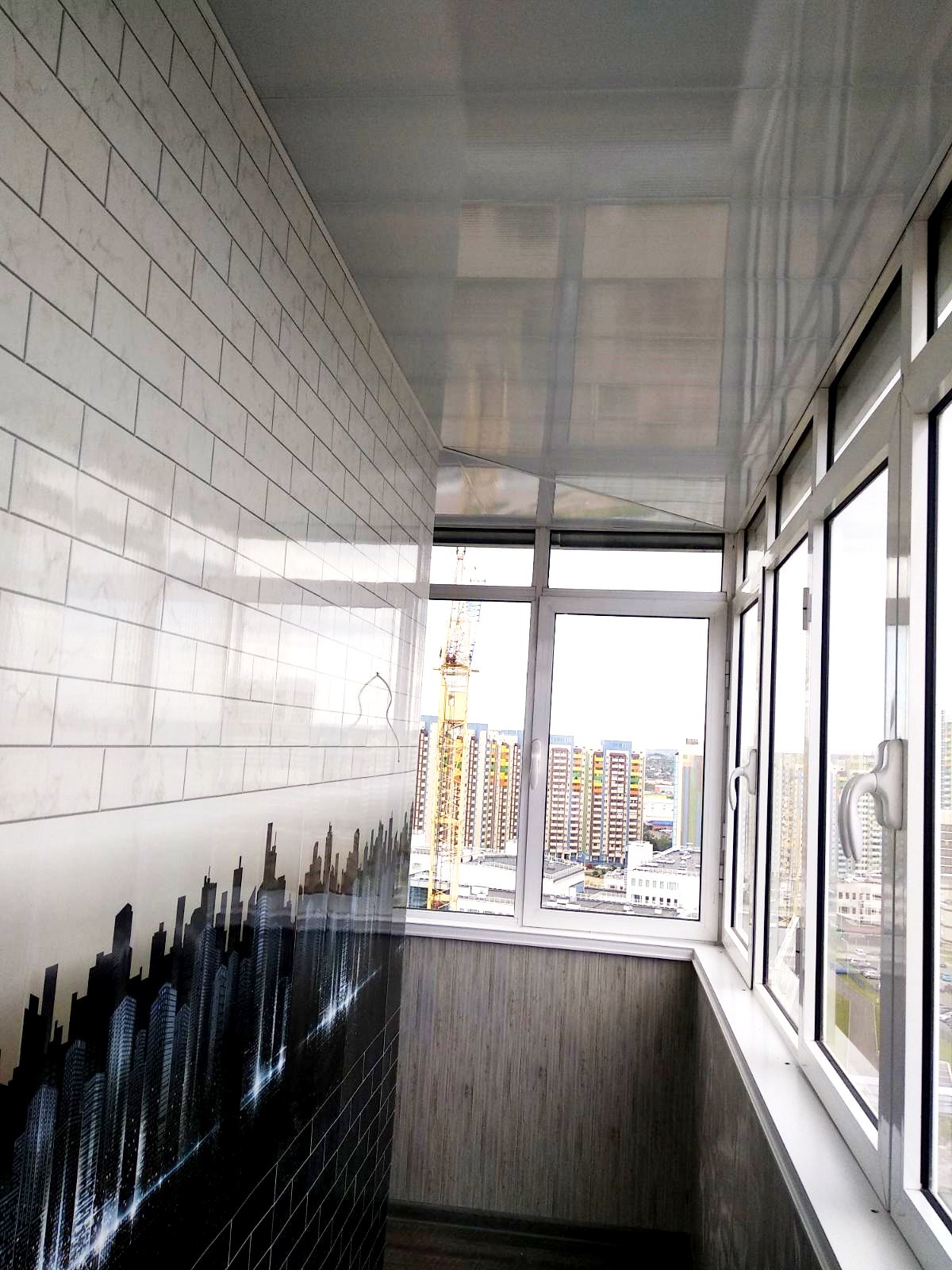 Внутренняя отделка, утепление лоджии, балкона. Красноярск в городе Красноярск, фото 3, Окна, стекло, зеркала, балконы