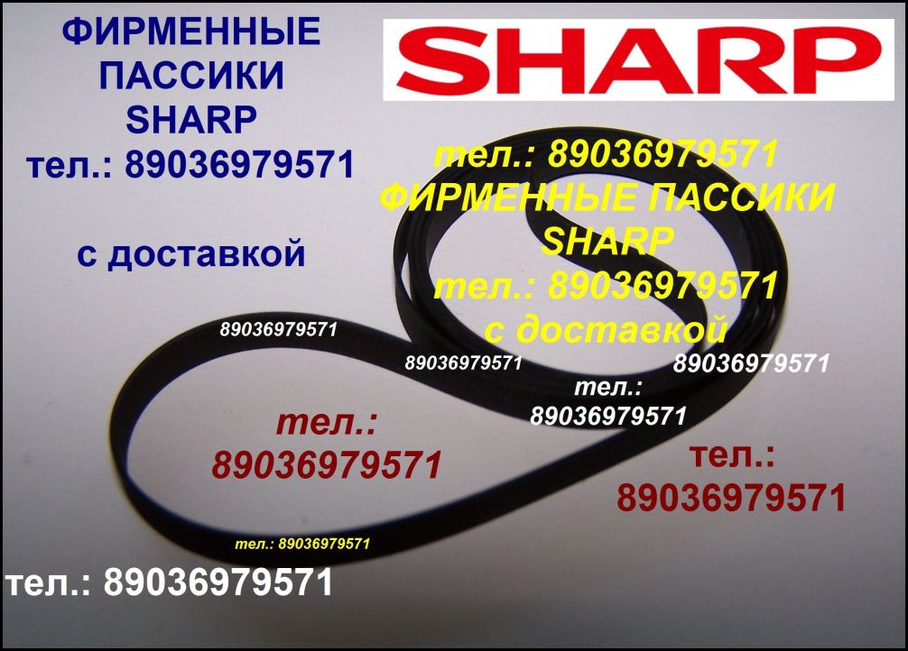 японский новый пассик для Sharp SG-1 ремень пасик проигрывателя винила Шарп SG1 в городе Москва, фото 1, стоимость: 1 руб.