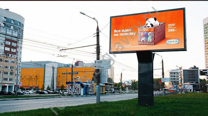 Светодиодные экраны в Нижнем Новгороде, наружная реклама в лучших местах города в городе Нижний Новгород, фото 1, Нижегородская область