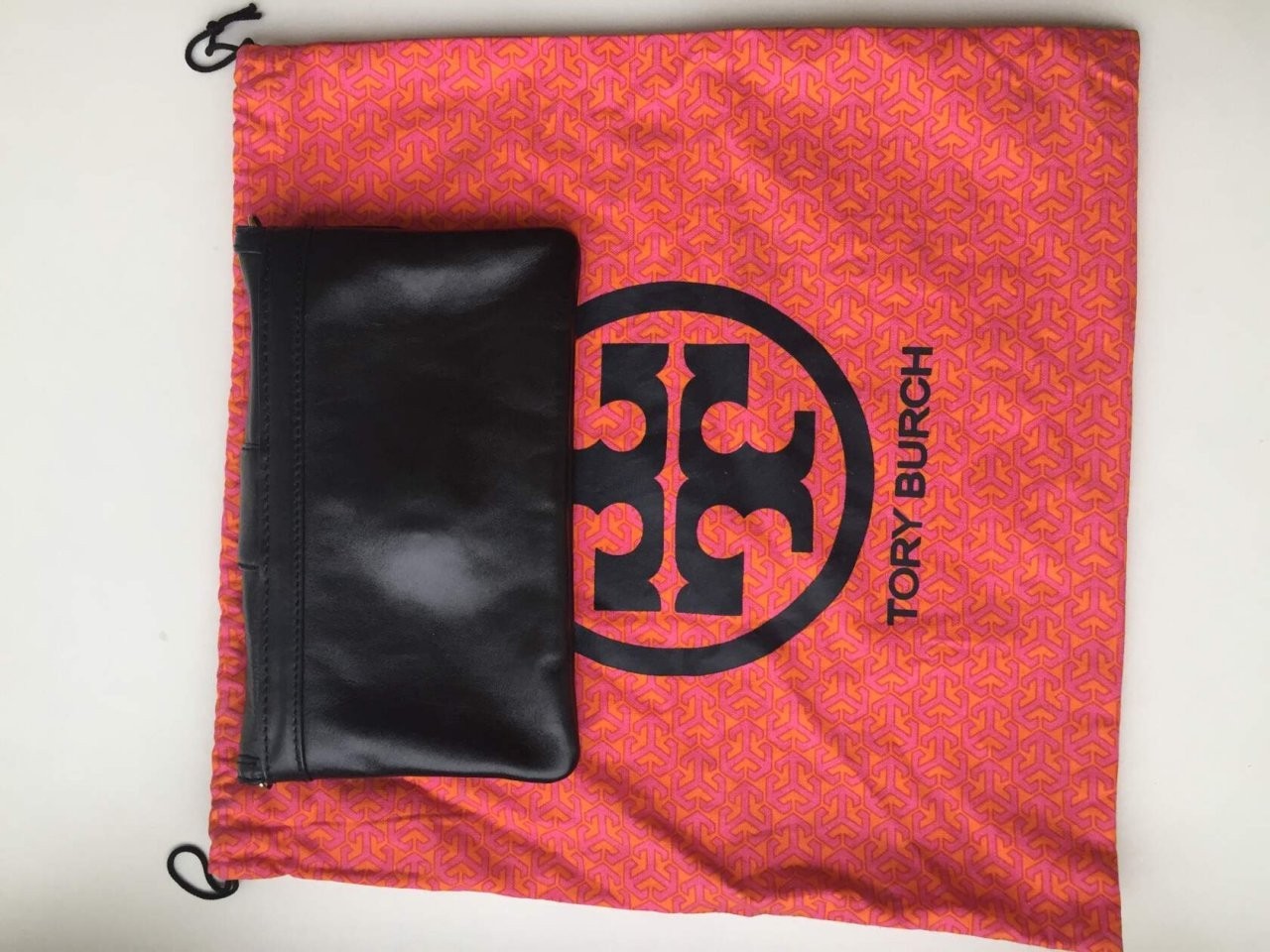 Клатч tory burch черный кожа сумка женская аксессуар оригинал кожаная бренд в городе Москва, фото 5, Московская область