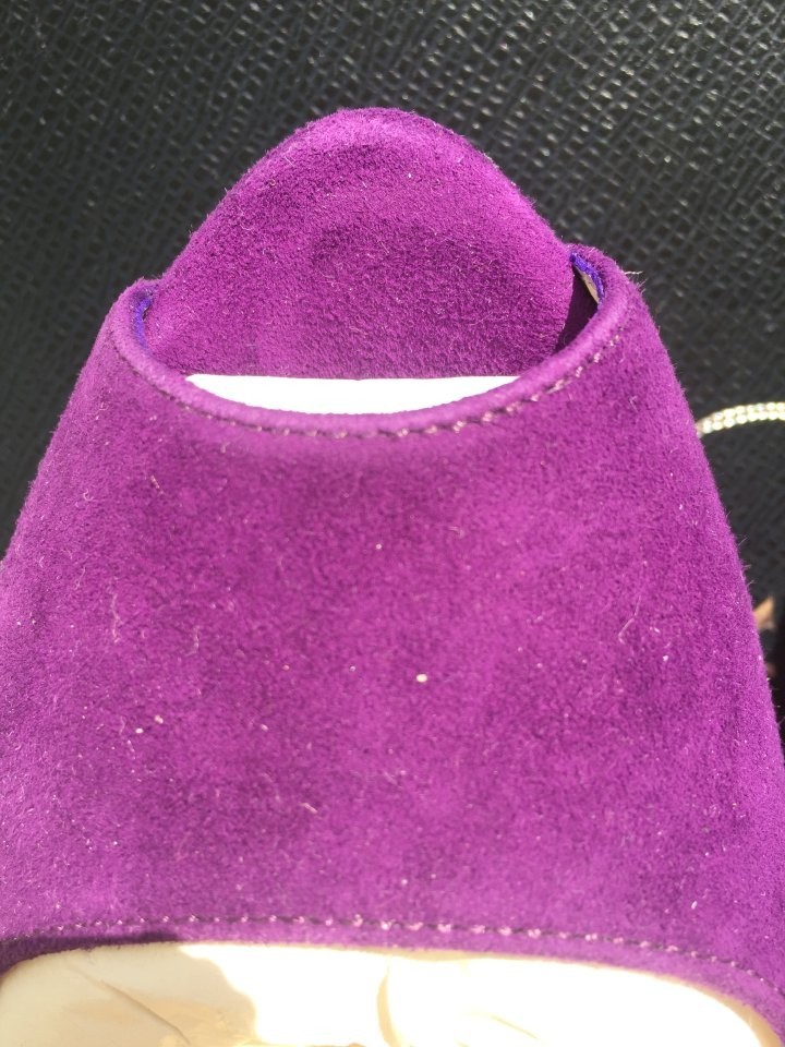 Туфли новые prada италия 39 размер замша сиреневые фиолетовые платформа 2 см каблук шпилька 11 см вн в городе Москва, фото 8, телефон продавца: +7 (905) 721-56-56