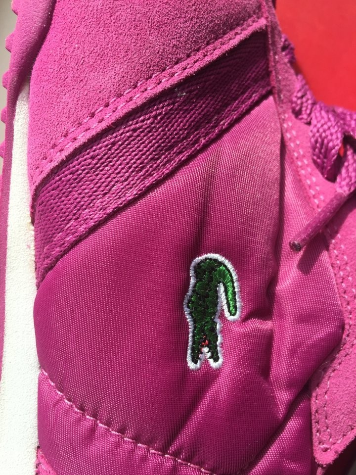 Кроссовки кеды новые lacoste 39 размер замша текстиль цвет розовый фукси подошва легкая обувь женска в городе Москва, фото 7, Московская область