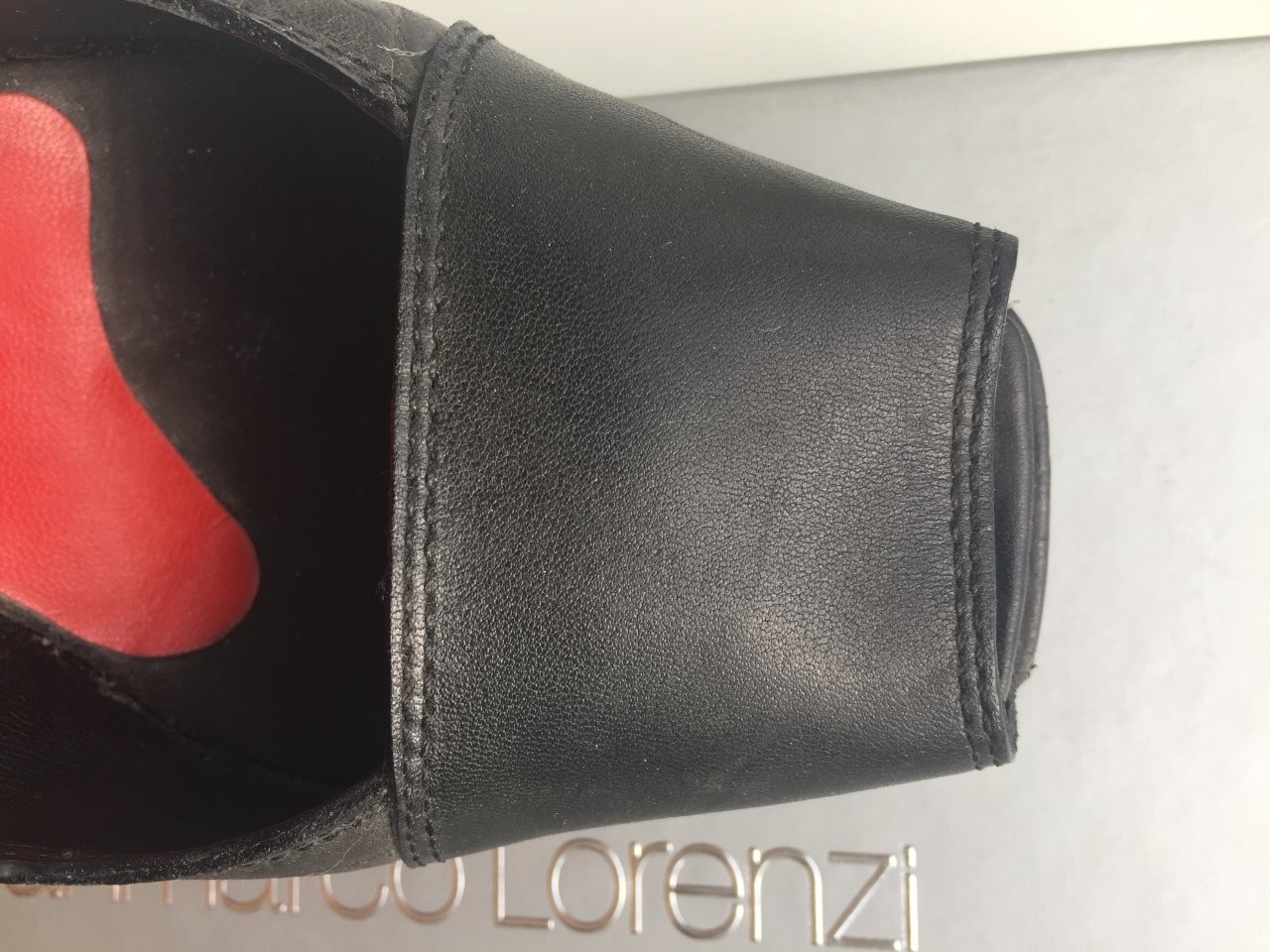 Туфли gianmarco lorenzi италия 39 размер кожа черные платформа 1см каблук 10 шпилька женские кожаные в городе Москва, фото 8, Женская обувь