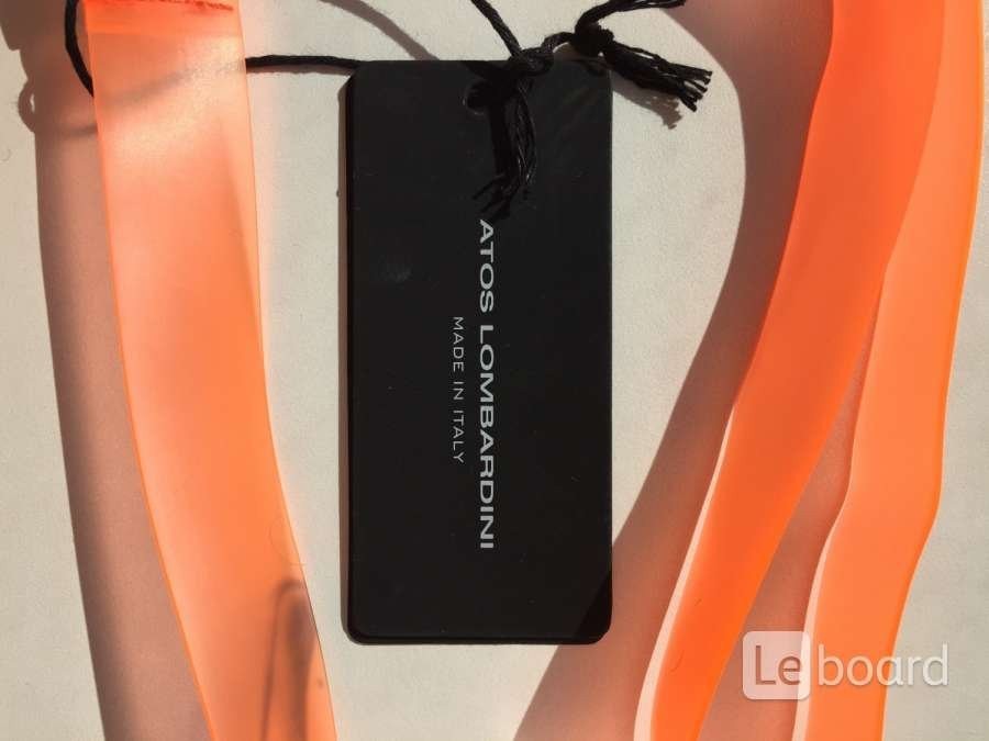Пояс ремень новый atos lombardini италия оранжевый оранж силикон аксессуары женские на джинсы брюки в городе Москва, фото 6, Другие аксессуары